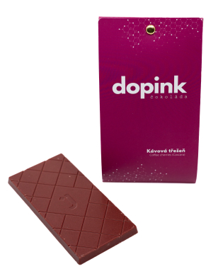 dopink čokoláda - Kávová třešeň 50 g