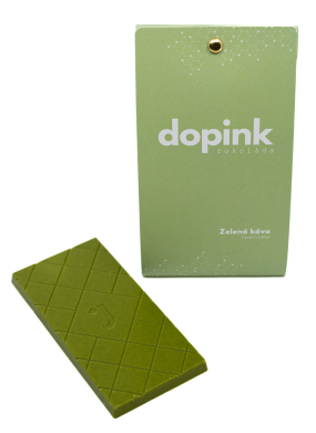 dopink čokoláda - Zelená káva 50 g