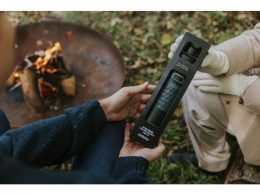 Dárkové balení Termoláhev Etna Black Steel 500 ml a víčko Reno